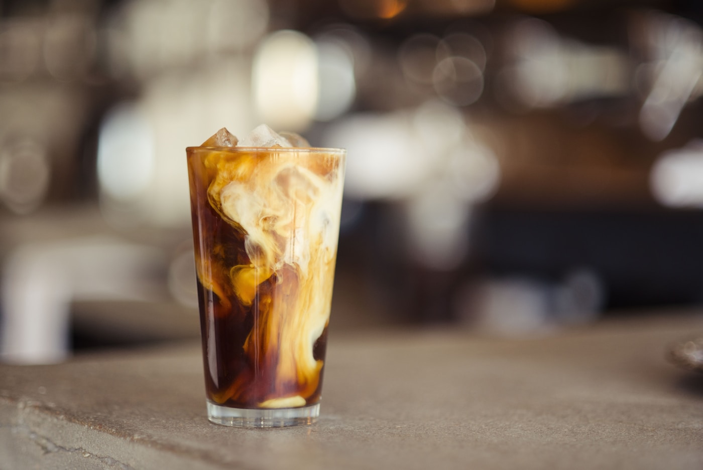 Iced filter coffee from Yirgacheffe micro-lot tasting
